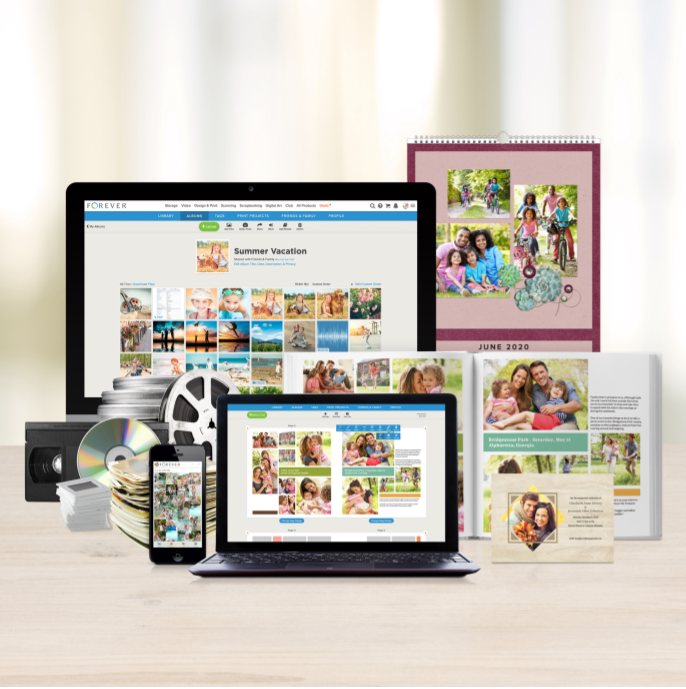 Image of desktop showing organized digital library in Hayden, Idaho